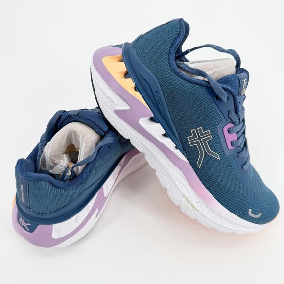 Kuru Shoes - NIB KURU Triple Max Ion Women 7.5 M Plantar Fasciitis Relief Running Shoes Blue